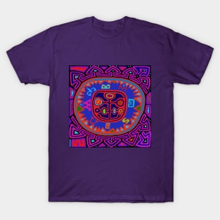 Cuna Indian Mola Compass T-Shirt